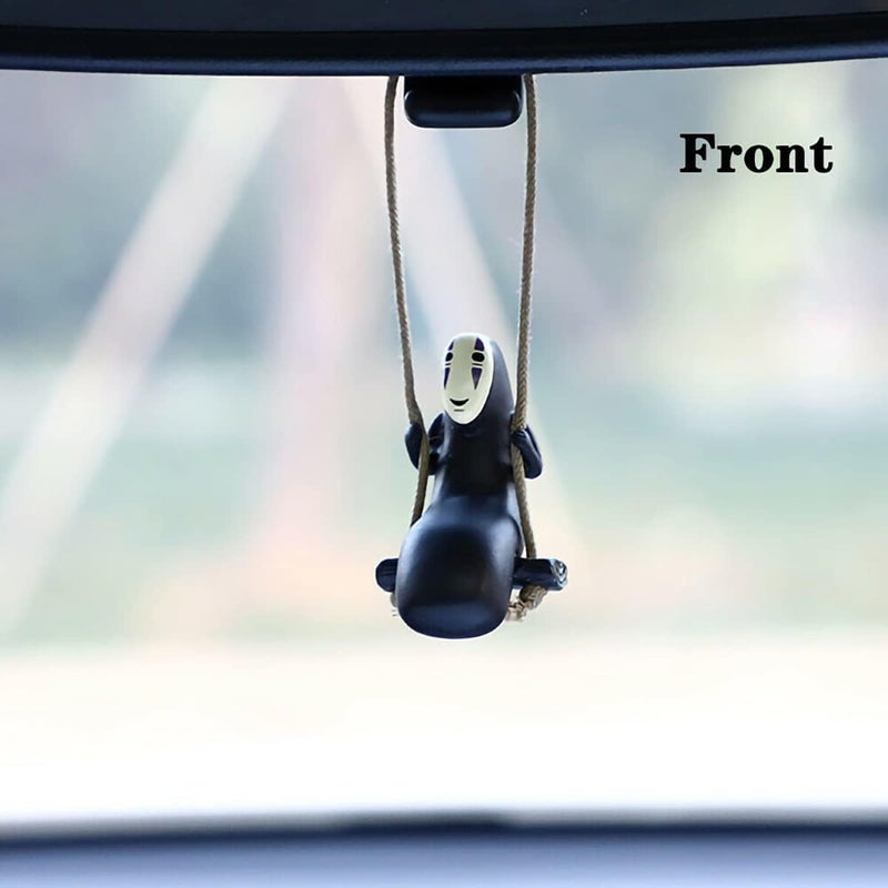 WYJS Anime Car Accessories of No Face Man Car Pendant Hanging Swing, for Car Rear View Mirror Accessories - Image 2